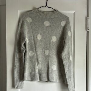 Gray Polka Dot Sweater